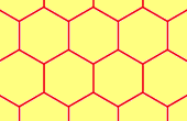 Regular tessellation of regular hexagons with vertex notation 6.6.6