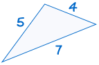 Triangle with side lengths 3, 4, and 5